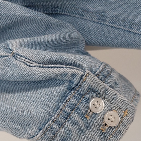 Velvet Heart Denim Almafi Light Skyfall Top Sz M - Picture 7 of 10